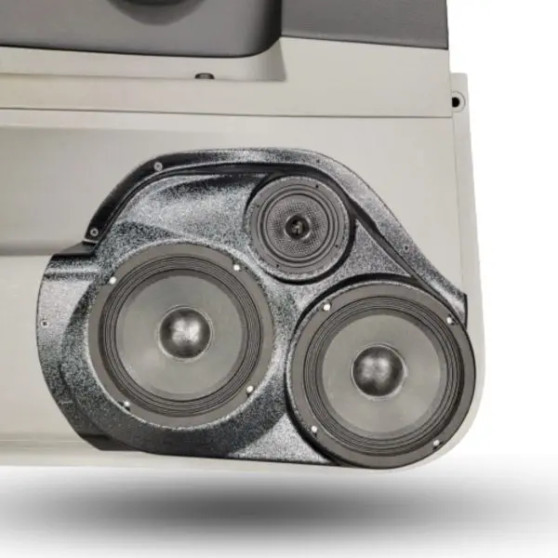 Dual 6.5″ and Single 3.5″ Speaker Pods for the Front Door of a 06-07 Dodge Charger-Dodge Magnum