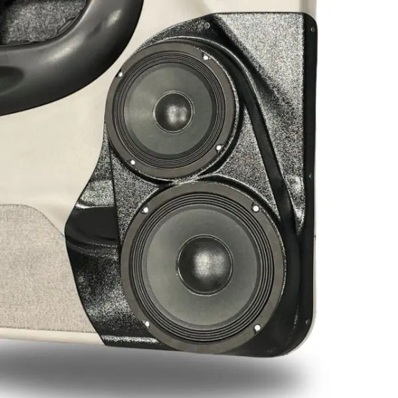 Single 8″ and Single 6.5″ Speaker Pods for the Front Door of a 98-12 Ford Ranger & Mazda B-Series Pickup