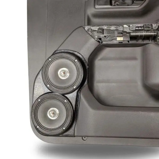 Dual 6.5″ Speaker Pods for the Front Door of a 19-23 Chevrolet Silverado-GMC Sierra