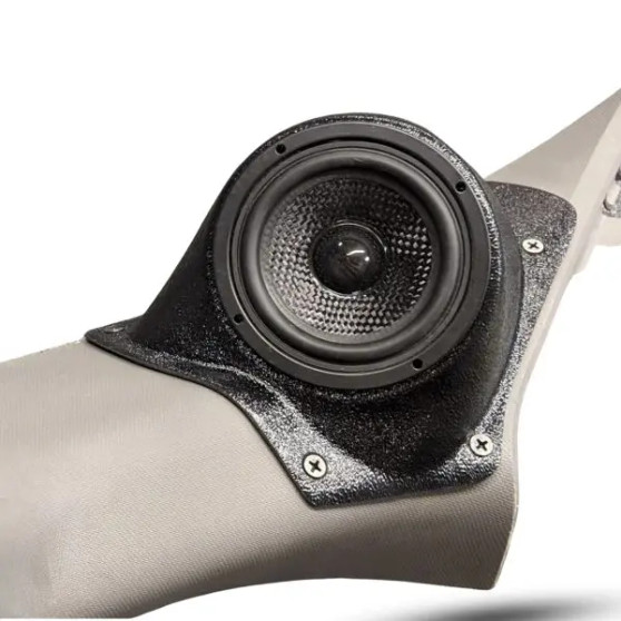 Single 3.5″ Speaker Pods for the A-Pillar of a 15-20 Ford F-150-Ford F-250 & F-350