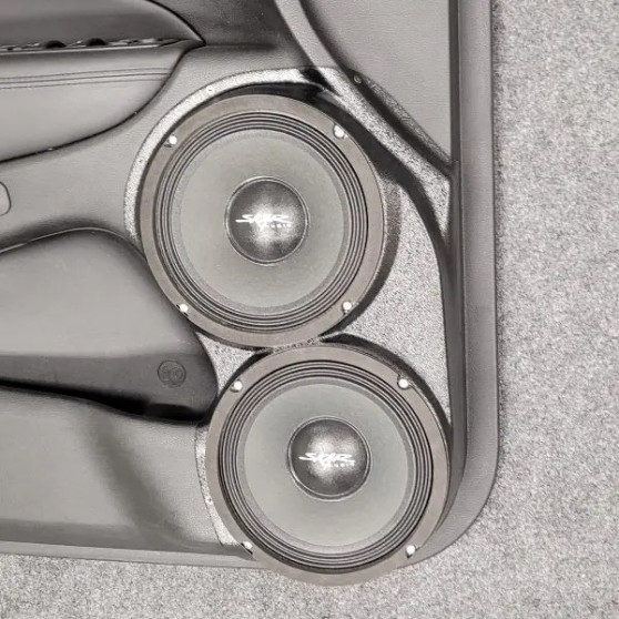 Dual 8″ Speaker Pods for the Front Door of a 11-23 Dodge Durango-Jeep Grand Cherokee
