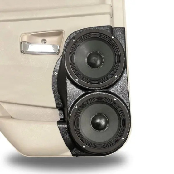 Dual 6.5″ Speaker Pods for the Rear Door of a 05-10 Jeep Grand Cherokee