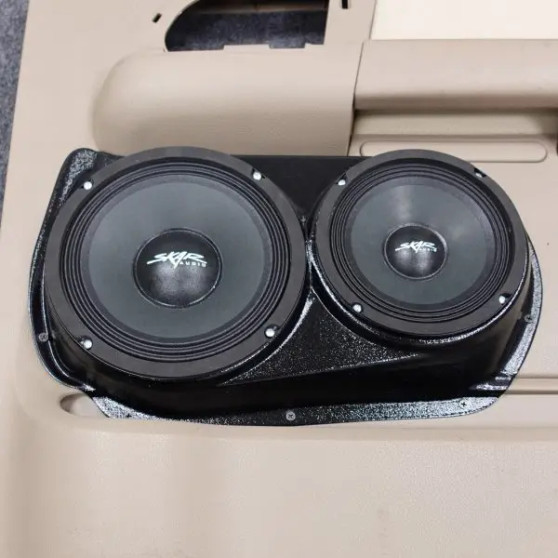 Single 8″ and Single 6.5″ Speaker Pods for the Rear Door of a 03-06 Ford Expedition