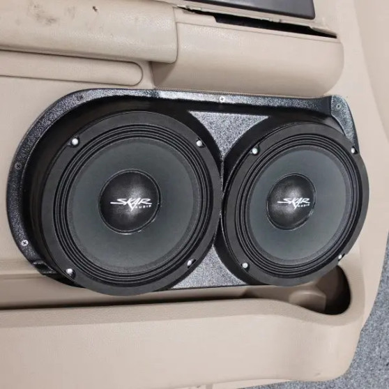 Dual 8″ Speaker Pods for the Front Door of a 03-06 Ford Expedition