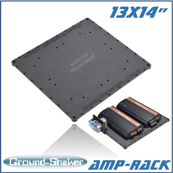 black 13” x 14” amp-rack