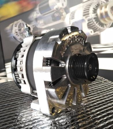 AutoTech Engineering 2003-2005 Chevy Silverado 2500 Billet Case High Output Alternator