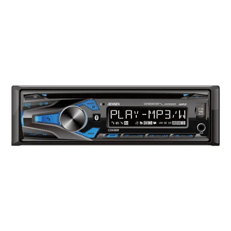 Jensen CDX3119 Single-Din CD Player with Bluetooth