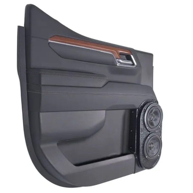 Dual 6.5″ Speaker Pods for the Rear Door of a 23-25 Chevrolet Silverado-GMC Sierra Crew Cab