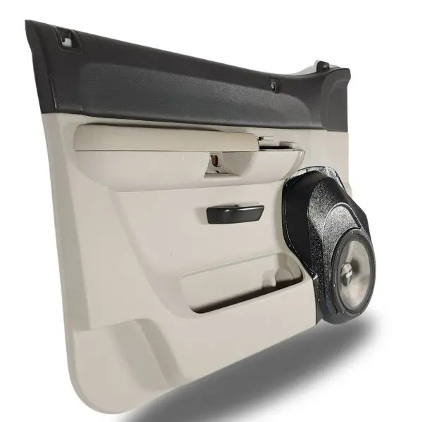Custom Speaker Pods Single 10″ Speaker Pods for the Front Door of a 07-09 Chevrolet Silverado-GMC Sierra Lower Handle