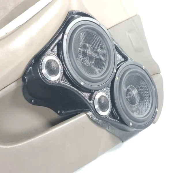 Custom Speaker Pods Dual 6.5″ and Dual Tweeter Speaker Pods for the Front Door of a 98-02 Honda Accord 4 Door
