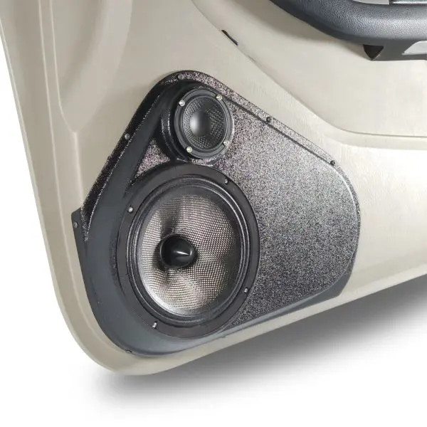 Custom Speaker Pods Single 8″ and Single 3.5″ Speaker Pods for the Front Door of a 03-09 Toyota 4Runner