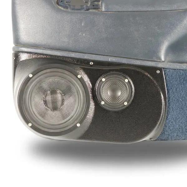 Custom Speaker Pods Single 6.5″ and Single 3.5″ Speaker Pods for the Front Door of a 95-99 GM Full Size Truck