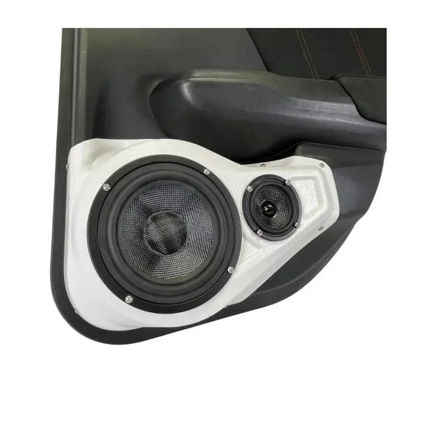 Custom Speaker Pods Single 6.5″ and Single 3.5″ Speaker Pods for the Rear Door of a 12-15 Honda Civic 4 Door