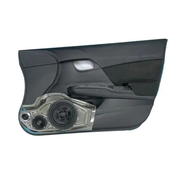 Custom Speaker Pods Single 6.5″ and Single 3.5″ and Single Tweeter Speaker Pods for the Front Door of a 12-15 Honda Civic 4 Door