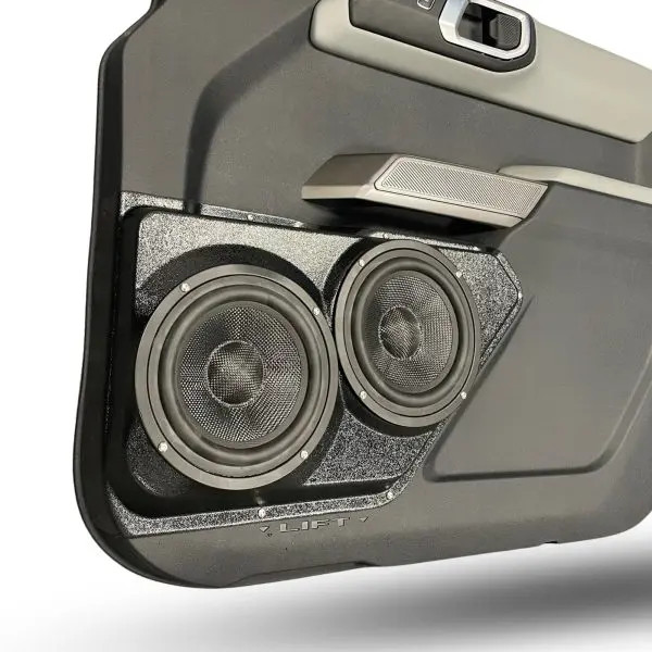 Custom Speaker Pods Dual 6.5″ Speaker Pods for the Front Door of a 21-23 Ford Bronco