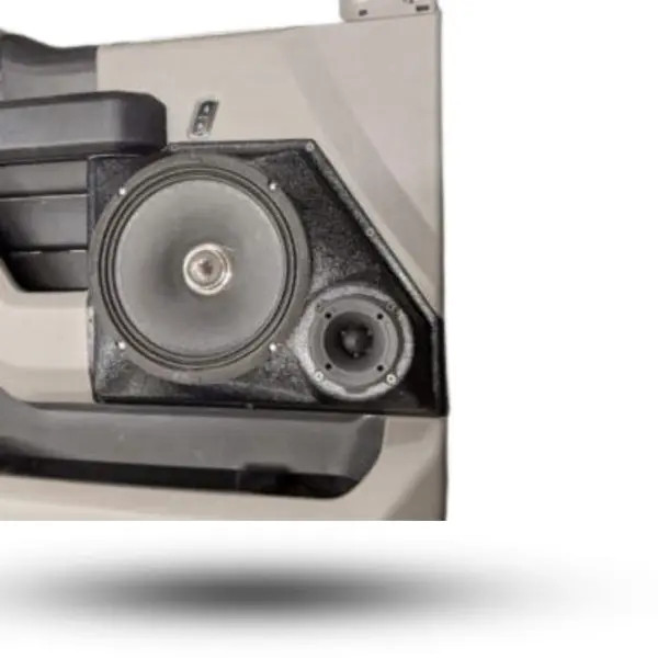 Custom Speaker Pods Single 8″ and Single 3.5″ Speaker Pods for the Front Door of a 15-20 Ford F-150-Ford F-250 & F-350