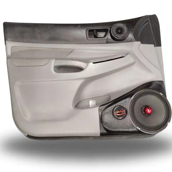 Single 8″ and Single Tweeter Speaker Pods for the Front Door of a 09-15 Toyota Tacoma