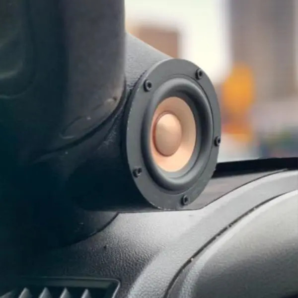 Custom Speaker Pods Single 3.5″ Speaker Pods for the A-Pillar of a 09-18 Dodge Ram-Dodge Ram