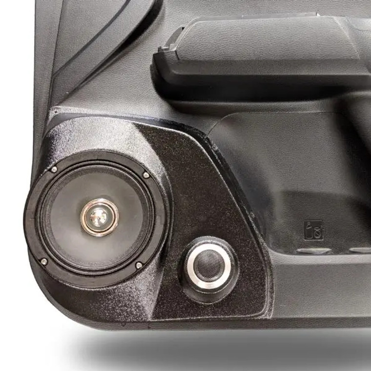 Single 6.5″ and Single Tweeter Speaker Pods for the Front Door of a 16-23 Toyota Tacoma