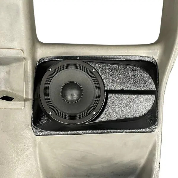 Custom Speaker Pods Single 8″ Speaker Pods for the Rear Door of a 00-06 Chevrolet Silverado-GMC Sierra Extended Cab Manual Window