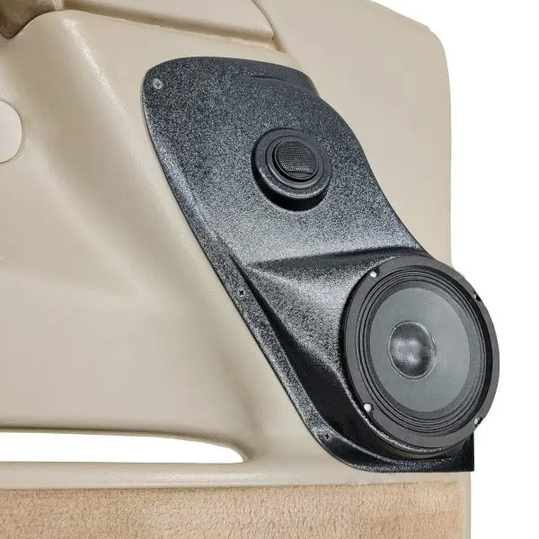 Custom Speaker Pods Single 6.5″ and Single Tweeter Speaker Pods for the Front Door of a 00-06 GM Full Size Truck