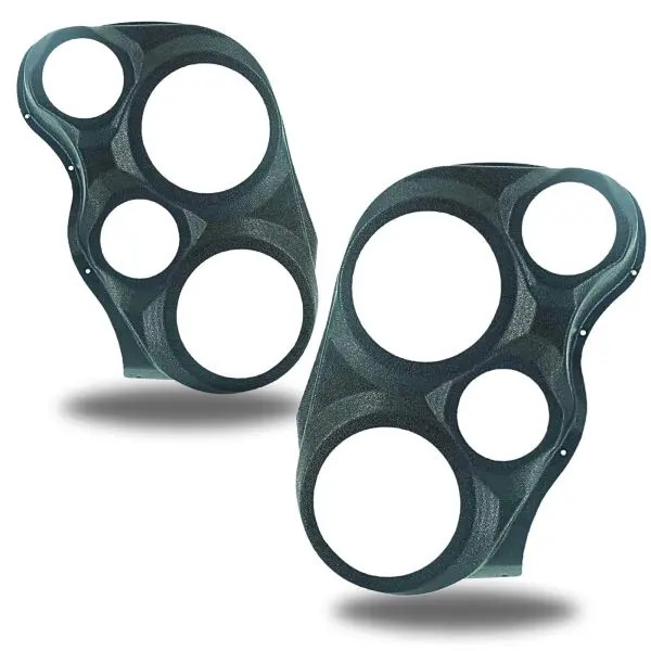 Custom Speaker Pods Dual 6.5″ and Dual 4″ Speaker Pods for the Front Door of a 10-14 GM Full Size Truck Upper Handle