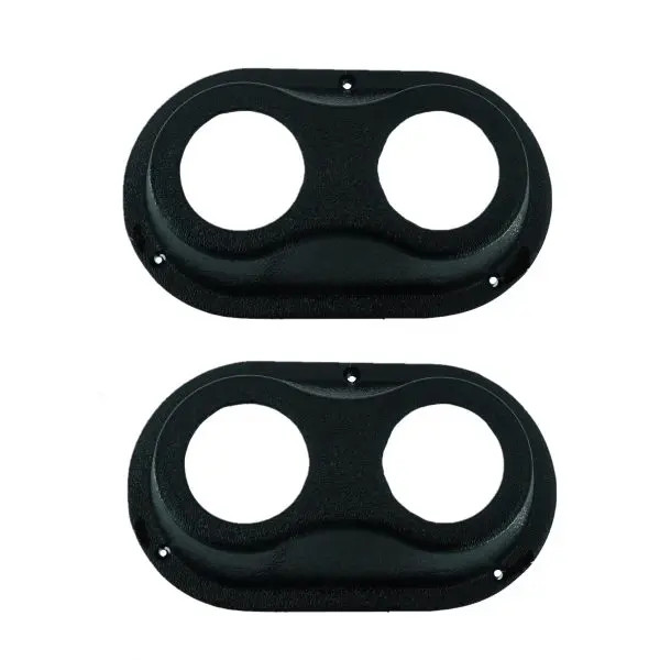 Custom Speaker Pods Custom Speaker Pods Brand – Dual Tweeter Universal Flat Speaker Pods for any flat mounting location