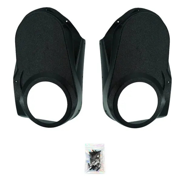 Custom Speaker Pods Single 6.5″ Speaker Pods for the Front Door of a 10-13 Chevrolet Silverado-GMC Sierra Lower Handle Manual Window