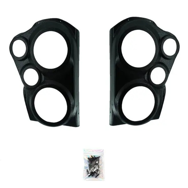 Custom Speaker Pods Dual 6.5″ and Dual 3.5″ Speaker Pods for the Rear Door of a 07-13 GM Full Size Pickup Extended Cab Manual Window