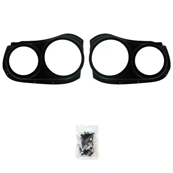 Custom Speaker Pods Single 8″ and Single 6.5″ Speaker Pods for the Front Door of a 01-04 Toyota Tacoma Both Manual and Electric Windows