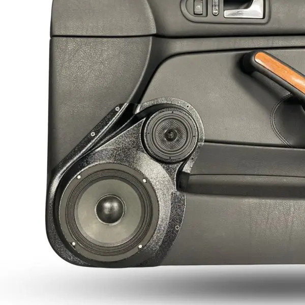 Custom Speaker Pods Single 6.5″ and Single 3.5″ Speaker Pods for the Front Door of a 99-04 Volkswagen Jetta