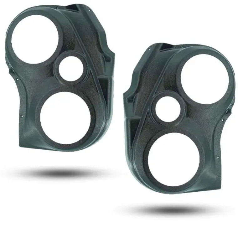 Dual 6.5″ and Single 3.5″ Speaker Pods for the Front Door of a 04-14 Nissan Titan / 04-07 Nissan Armada-Infiniti QX56