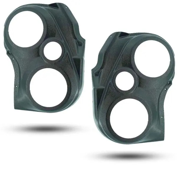 Custom Speaker Pods Dual 6.5″ and Single 3.5″ Speaker Pods for the Front Door of a 04-14 Nissan Titan / 04-07 Nissan Armada-Infiniti