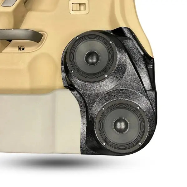 Custom Speaker Pods Dual 6.5″ Speaker Pods for the Front Door of a 04-14 Nissan Titan / 04-07 Nissan Armada-Infiniti QX56