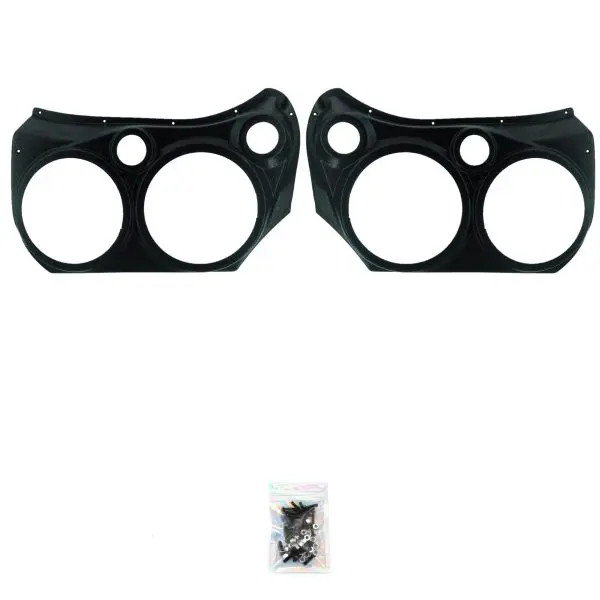 Dual 8″ and Dual Tweeter Speaker Pods for the Front Door of a 03-09 Dodge Sprinter