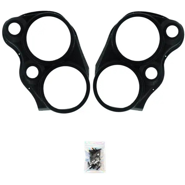 Dual 8″ and Dual Tweeter Speaker Pods for the Front Door of a 10-14 GM Full Size Truck Upper Handle