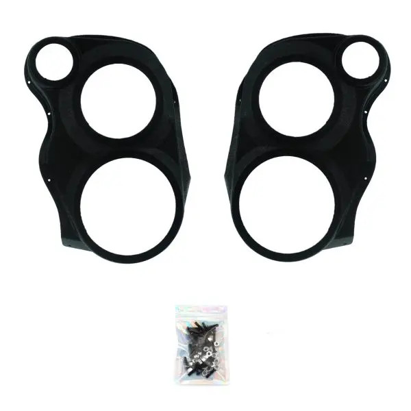 Single 8″ and Single 6.5″ and Single 3.5″ Speaker Pods for the Front Door of a 10-14 GM Full Size Truck Upper Handle