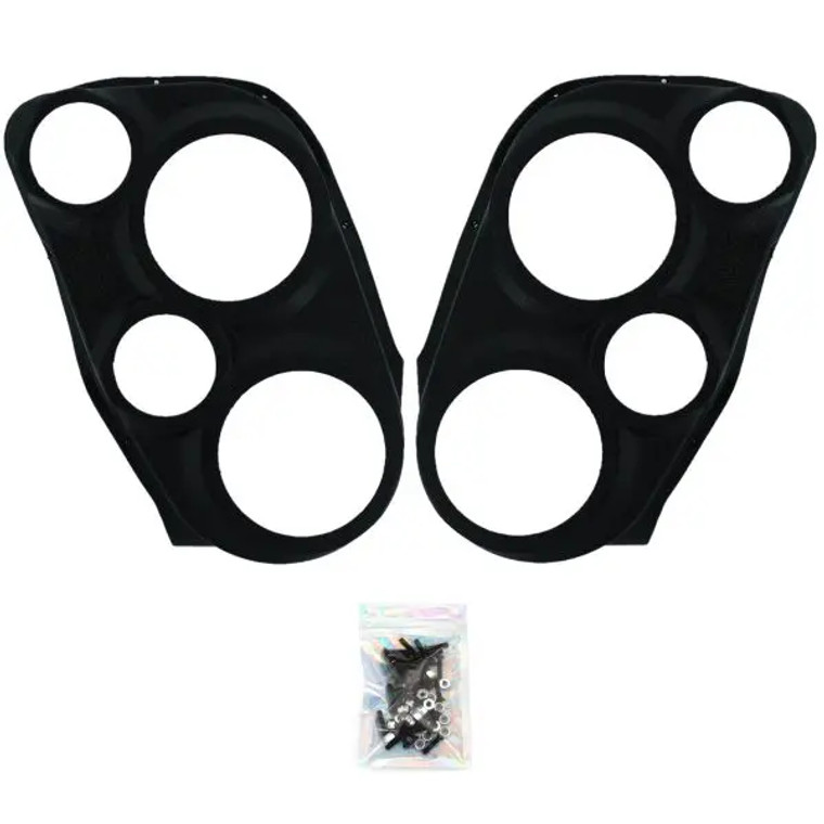 Dual 6.5″ and Dual 4″ Speaker Pods for the Front Door of a 07-09 GM Full Size Truck Upper Handle