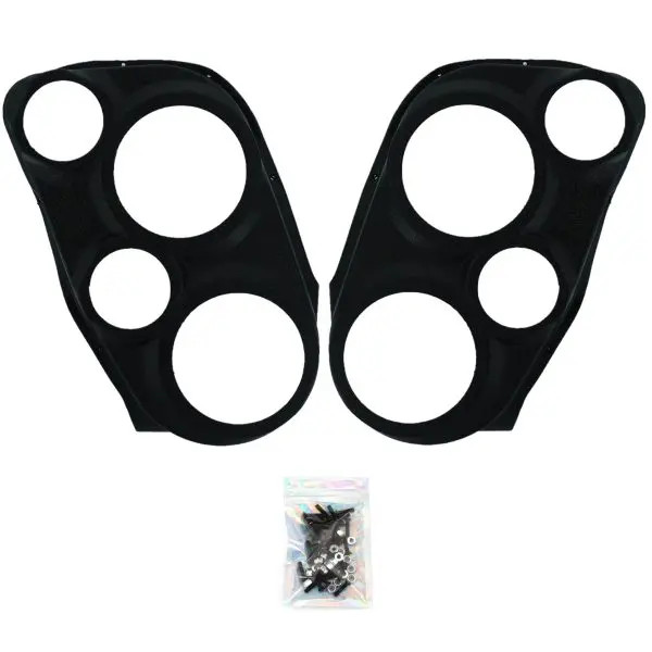 Custom Speaker Pods Dual 6.5″ and Dual 4″ Speaker Pods for the Front Door of a 07-09 GM Full Size Truck Upper Handle