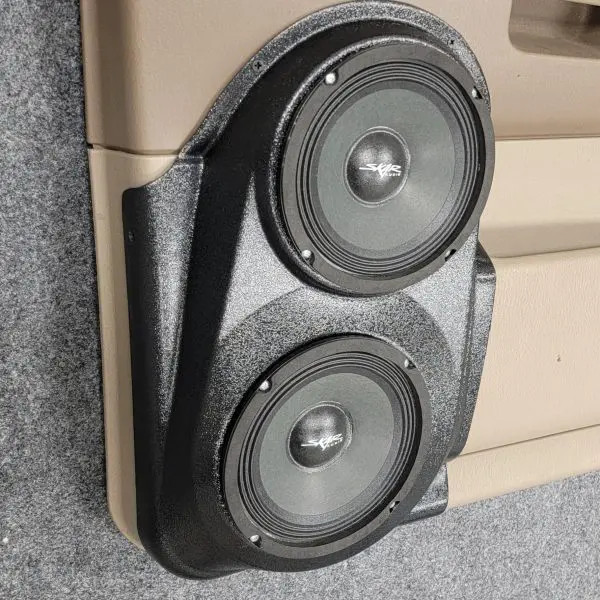 Custom Speaker Pods Dual 6.5″ Speaker Pods for the Rear Door of a 01-03 Dodge Durango