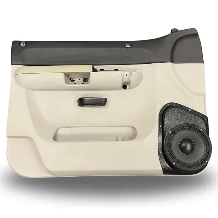 Single 8″ Speaker Pods for the Front Door of a 07-09 Chevrolet Silverado-GMC Sierra Lower Handle