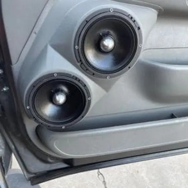 Deep Dual 6.5″ Speaker Pods for the Front Door of a 99-07 Ford F-250 F-350-Ford Excursion