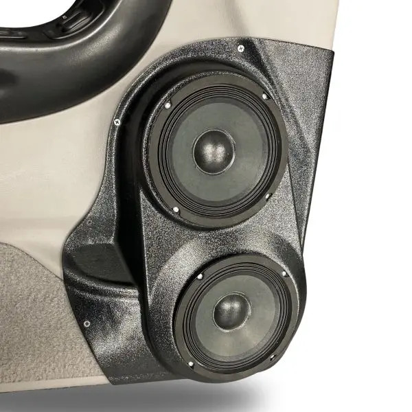 Custom Speaker Pods Dual 6.5″ Speaker Pods for the Front Door of a 98-12 Ford Ranger & Mazda B-Series Pickup