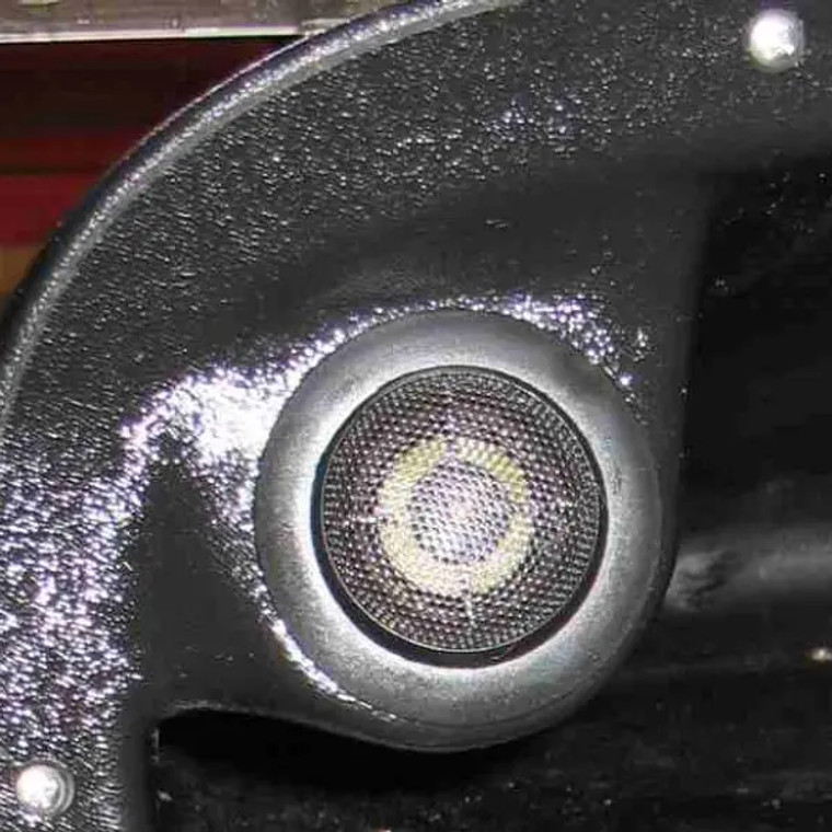 Custom Speaker Pods Brand -Single Tweeter Speaker Pods for the Upper Dash of a 93-23 E-Z-Go TXT