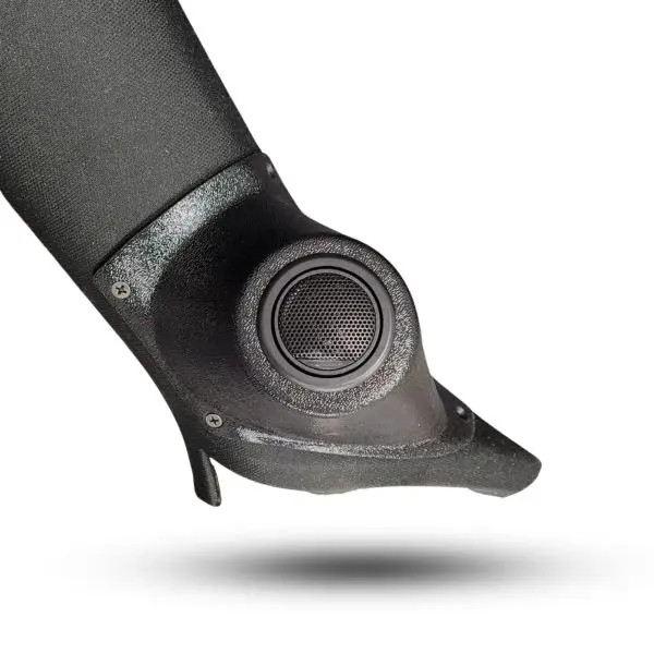 Custom Speaker Pods Single Tweeter Speaker Pods for the A-Pillar of a 15-23 Dodge Challenger
