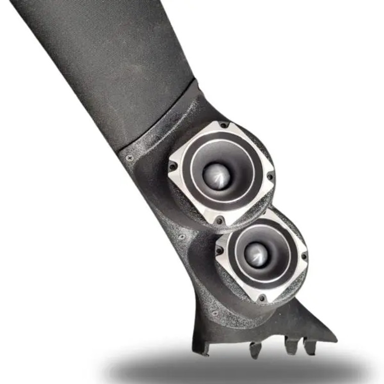 Dual 3.5″ Speaker Pods for the A-Pillar of a 11-23 Dodge Charger-Chrysler 300C