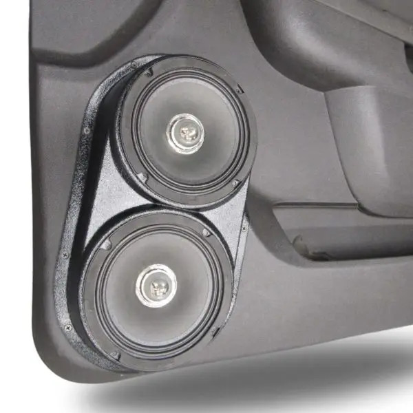 Custom Speaker Pods Dual 6.5″ Speaker Pods for the Front Door of a 10-14 GM Full Size Truck Upper Handle