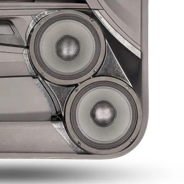 Custom Speaker Pods Dual 8″ Speaker Pods for the Front Door of a 10-17 Chevrolet Equinox-GMC Terrain SUV