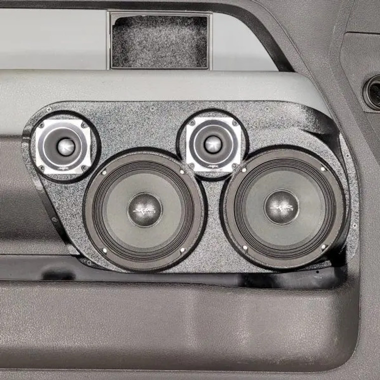 Dual 6.5″ and Dual 3.5″ Speaker Pods for the Front Door of a 09-14 Ford F-150
