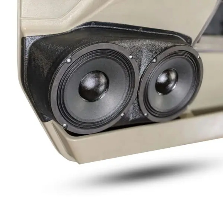 Dual 8″ Speaker Pods for the Front Door of a 03-07 Hummer H2 SUV